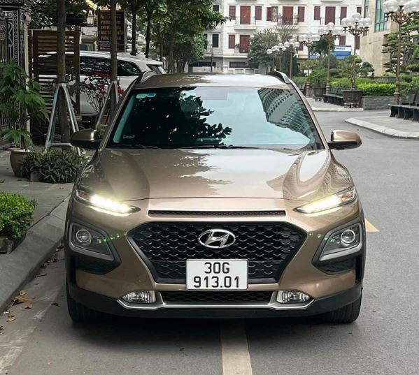 Bán ô tô Hyundai Kona 16 Turbo 2018  Vàng Cát Xe cũ Số tự động tại Hà Nội   otoxehoicom  Mua bán Ô tô Xe hơi Xe cũ